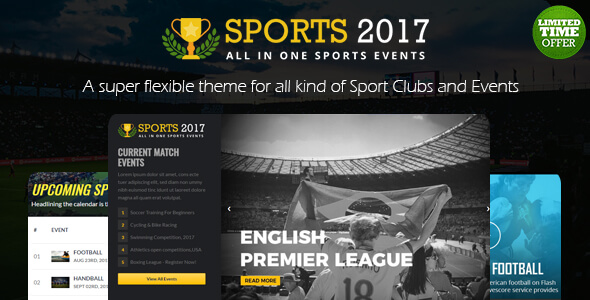 Sports Club html Template